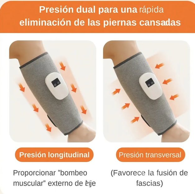 Masajeador de pierna de temperaturas