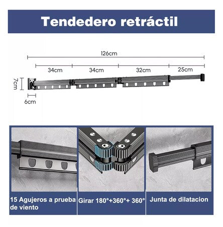 Tendedero Plegable
