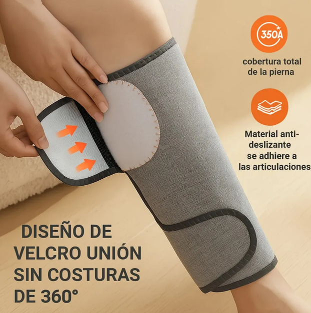 Masajeador de pierna de temperaturas