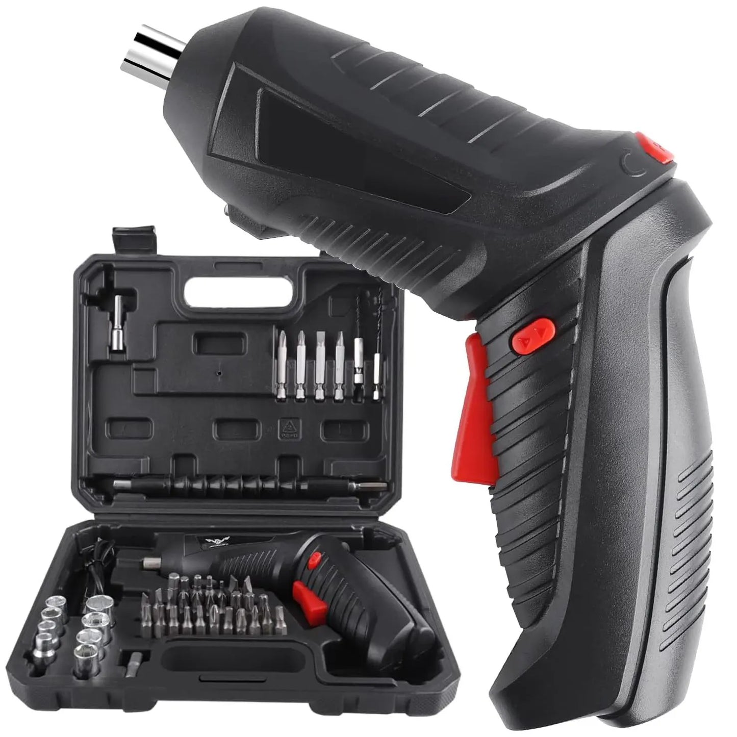 Destornillador Inalámbrico Power Fix  Recargable 47 piezas