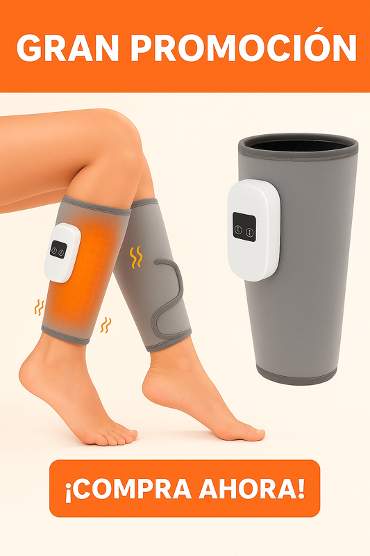 Masajeador de pierna de temperaturas