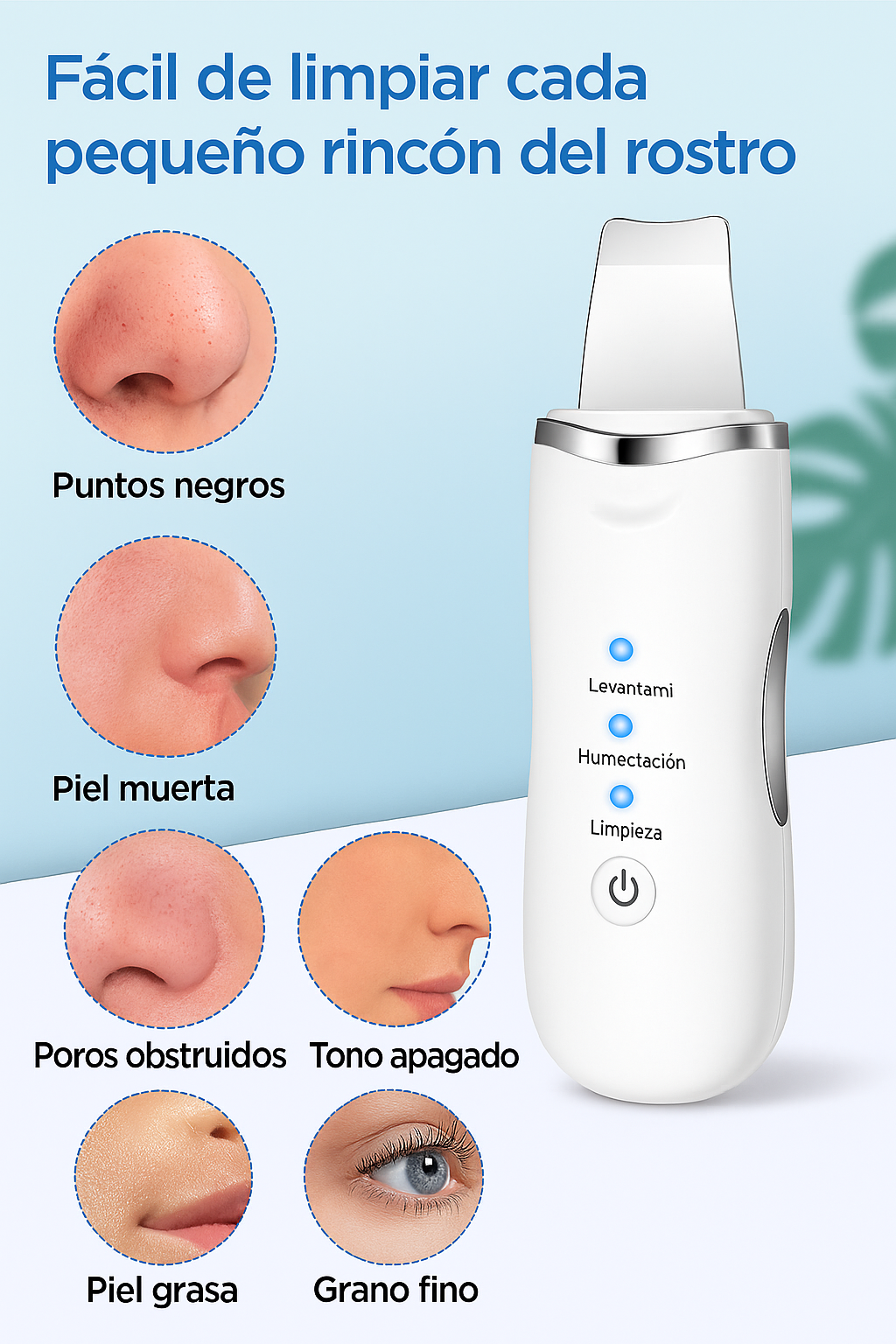 Limpiador Facial Peeling Ultrasónico COMPRA 2 POR EL PRECIO DE 1 SUPER OFERTA